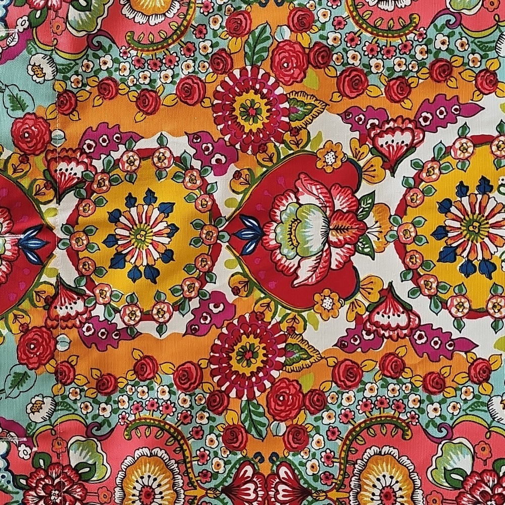 World Market Multicolor Floral Cotton Shower Curtain